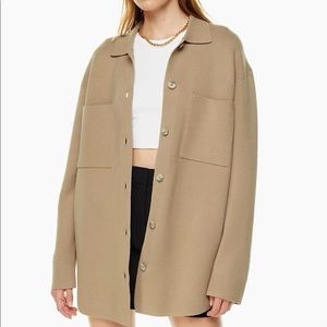 Aritzia Babaton Society Sweater Golden Camel